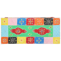 Produktbild för Konsolbord med låda med lagring Flerfärgsdesign 80 x 35 x 76 cm
