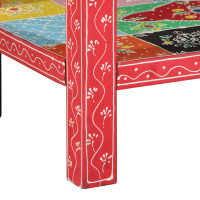 Produktbild för Konsolbord med låda med lagring Flerfärgsdesign 80 x 35 x 76 cm