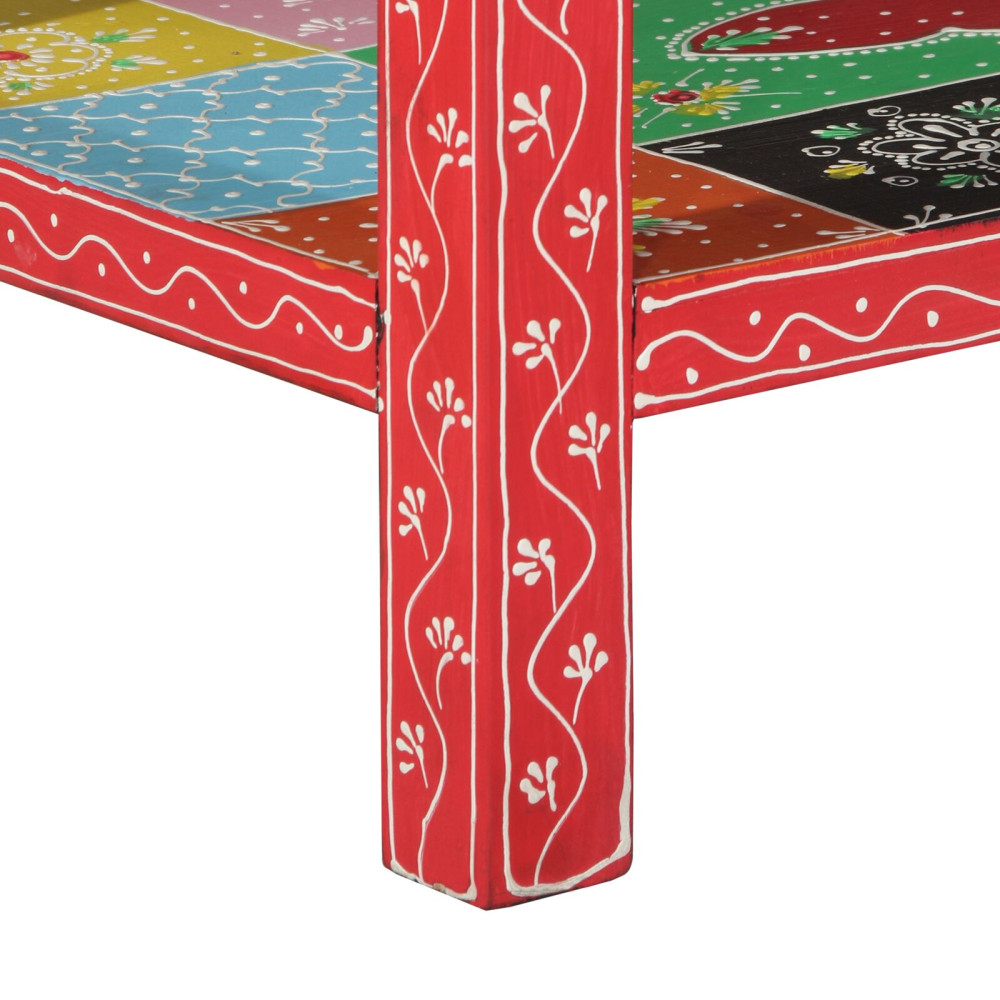 Produktbild för Konsolbord med låda Flerfärgsdesign 100 x 30 x 77 cm