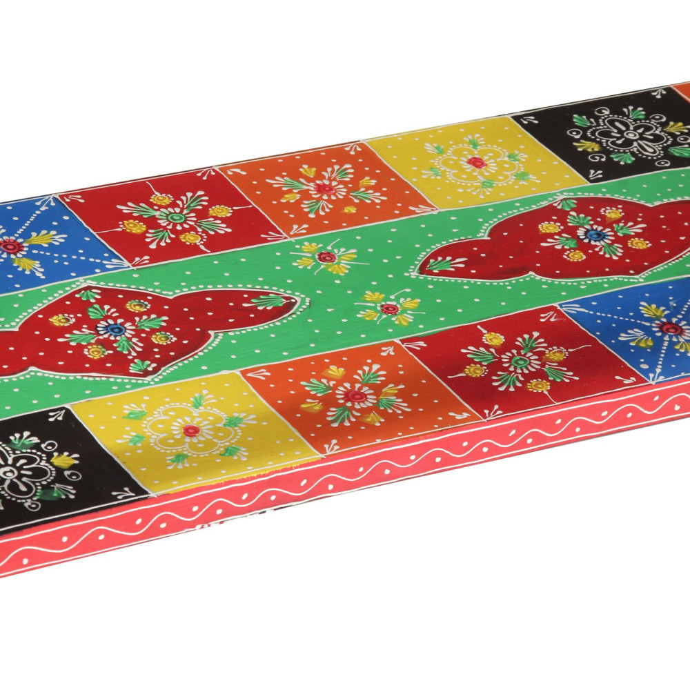 Produktbild för Konsolbord med låda Flerfärgsdesign 100 x 30 x 77 cm