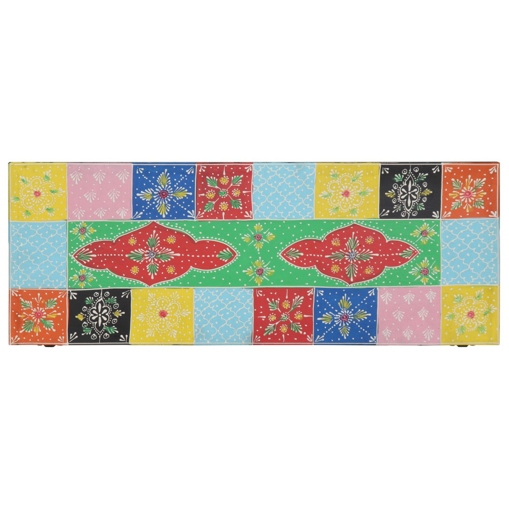 Produktbild för TV-skåp Flerfärgsdesign 80 x 30 x 22 cm Konstruerat trä