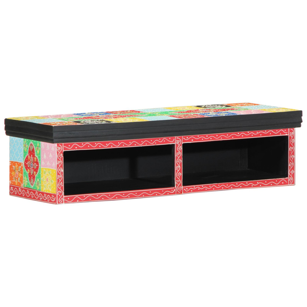 Produktbild för TV-skåp Flerfärgsdesign 80 x 30 x 22 cm Konstruerat trä