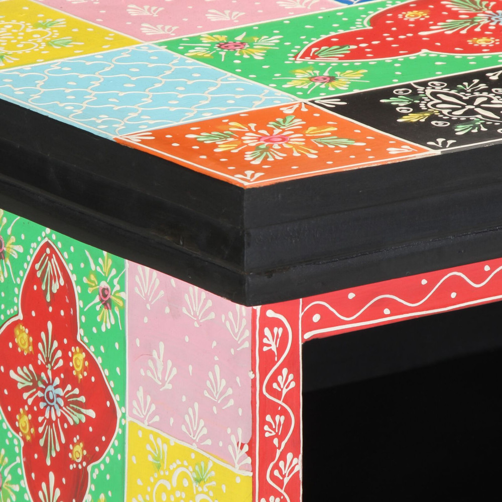 Produktbild för TV-skåp Flerfärgsdesign 80 x 30 x 22 cm Konstruerat trä