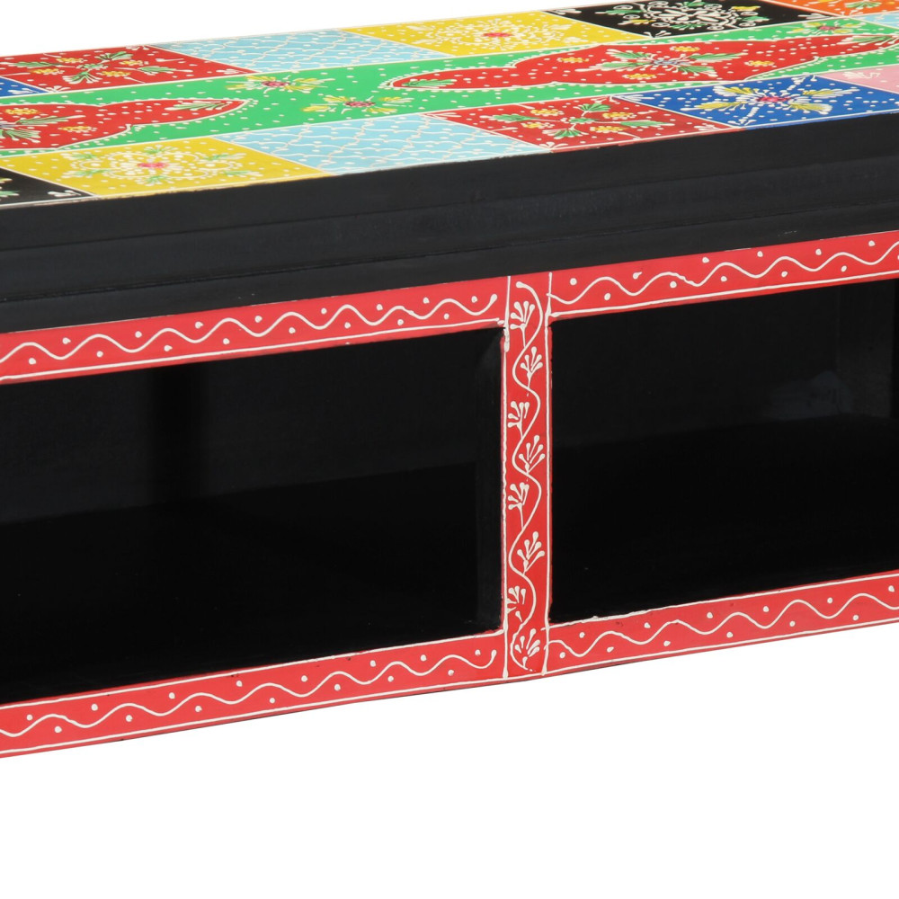 Produktbild för TV-skåp Flerfärgsdesign 80 x 30 x 22 cm Konstruerat trä