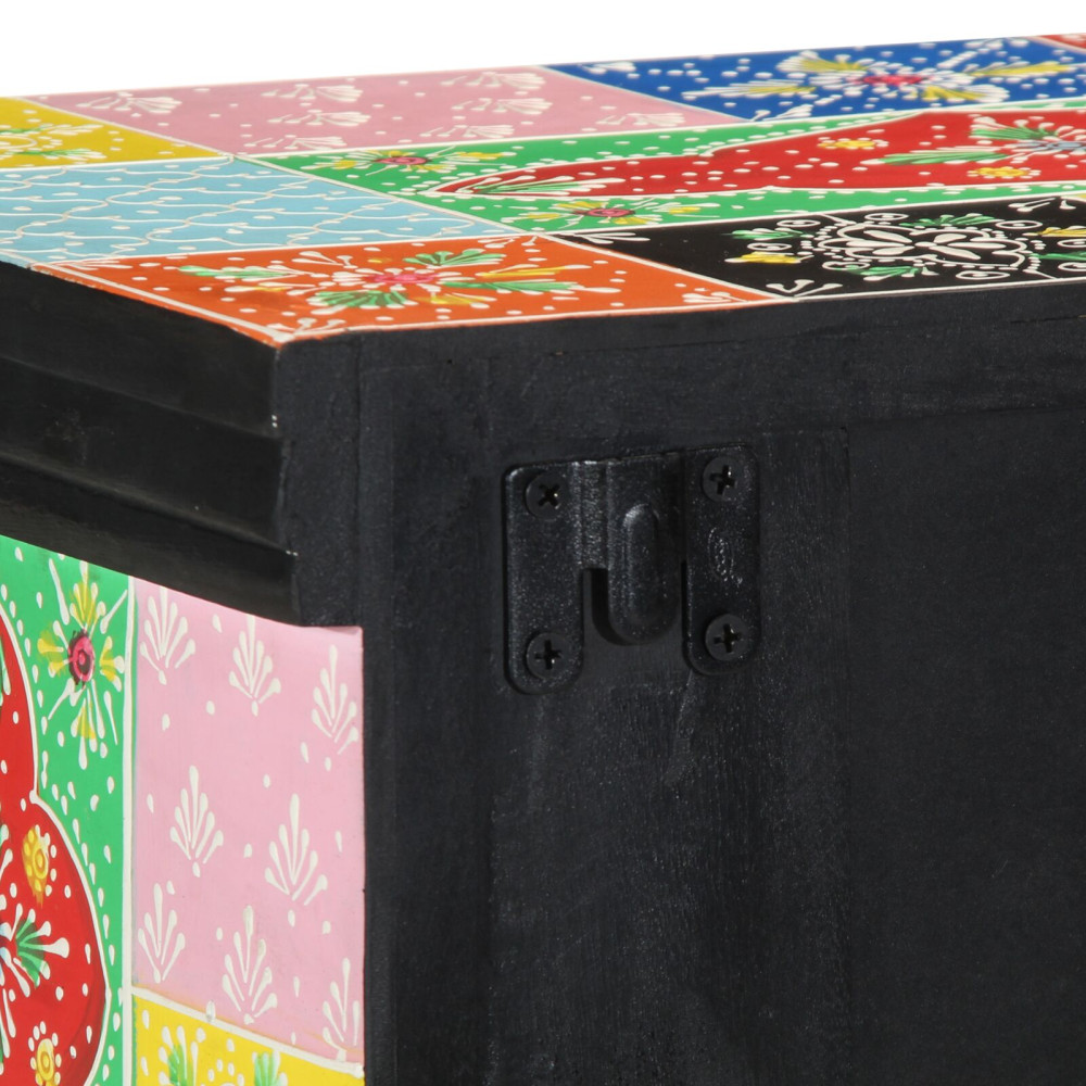 Produktbild för TV-skåp Flerfärgsdesign 80 x 30 x 22 cm Konstruerat trä