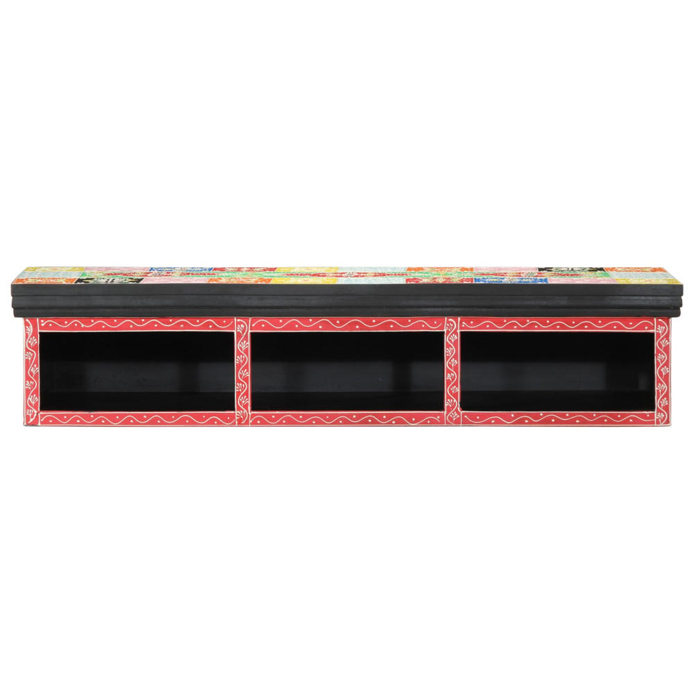 Produktbild för TV-skåp Flerfärgsdesign 100 x 30 x 22 cm Konstruerat trä