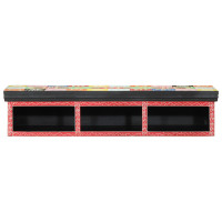 Produktbild för TV-skåp Flerfärgsdesign 100 x 30 x 22 cm Konstruerat trä