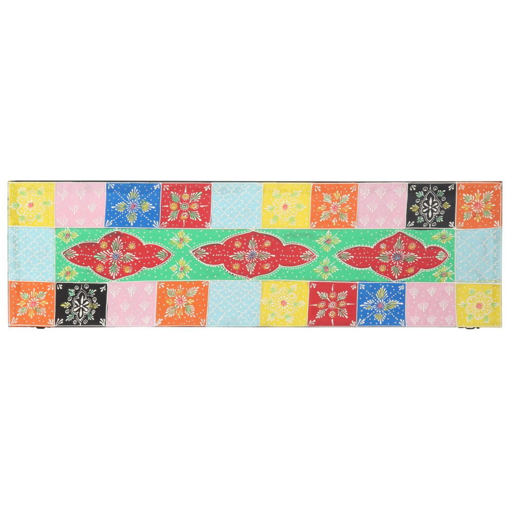 Produktbild för TV-skåp Flerfärgsdesign 100 x 30 x 22 cm Konstruerat trä