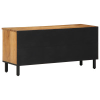 Produktbild för TV-skåp med låda Brun 100 x 33 x 46 cm Massivt mangoträ