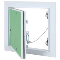 Produktbild för Åtkomstpanel Grön och Silver 20 x 20 cm Aluminium och gips