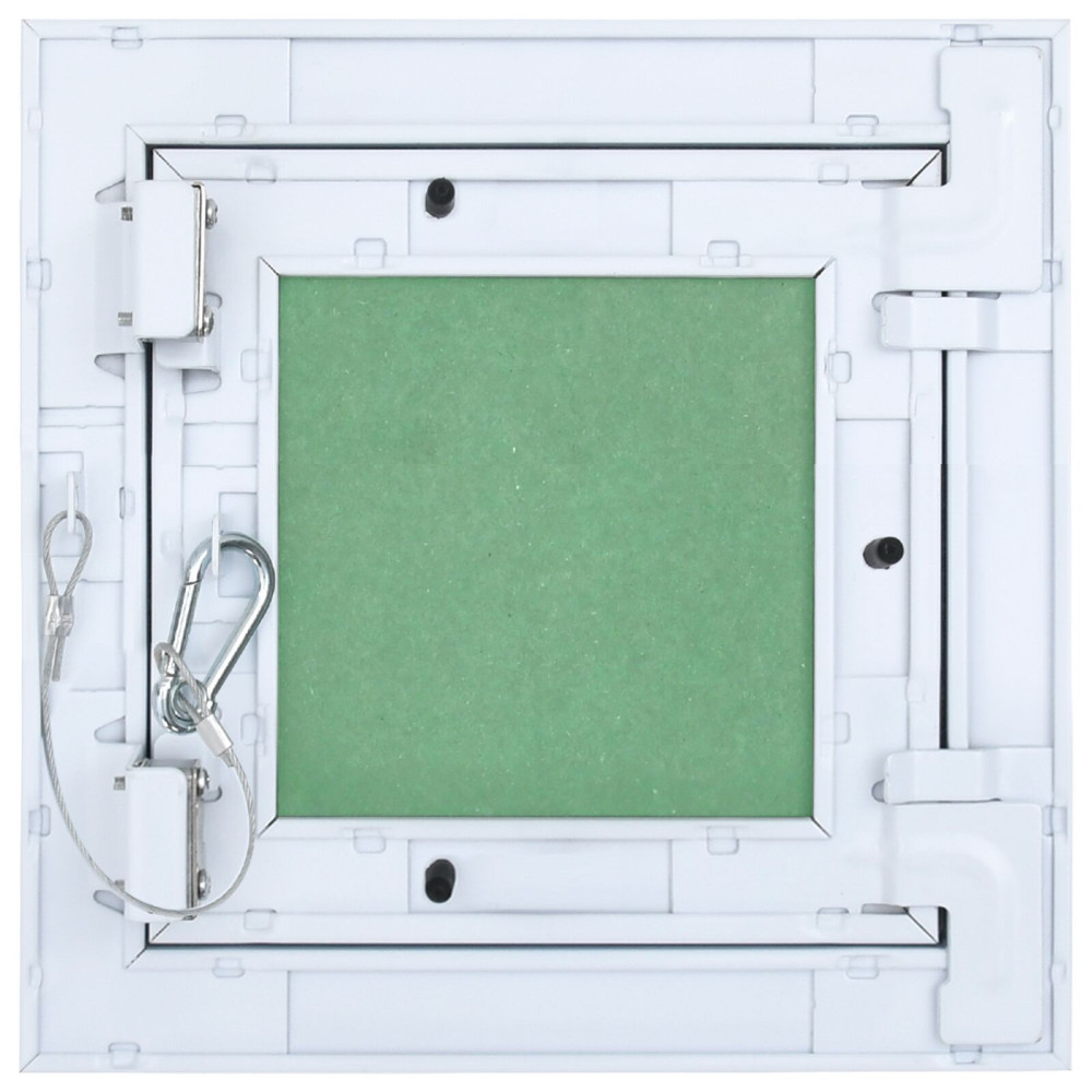Produktbild för Åtkomstpanel Grön och Silver 20 x 20 cm Aluminium och gips