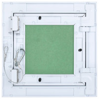Produktbild för Åtkomstpanel Grön och Silver 20 x 20 cm Aluminium och gips