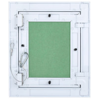 Produktbild för Åtkomstpanel Grön och Silver 20 x 25 cm Aluminium och gips