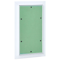 Produktbild för Åtkomstpanel Grön och Silver 20 x 35 cm Aluminium och gips