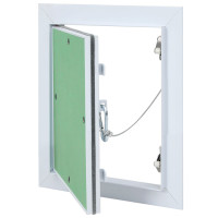 Produktbild för Åtkomstpanel Grön och Silver 25 x 30 cm Aluminium och gips