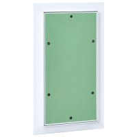 Produktbild för Åtkomstpanel Grön och Silver 25 x 45 cm Aluminium och gips