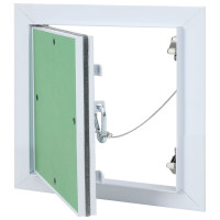 Produktbild för Åtkomstpanel Grön och Silver 30 x 30 cm Aluminium och gips