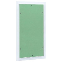 Produktbild för Åtkomstpanel Grön och Silver 35 x 55 cm Aluminium och gips