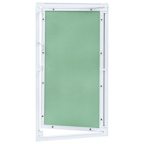 vidaXL Åtkomstpanel Grön och Silver 45 x 85 cm Aluminium och gips