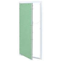 Produktbild för Åtkomstpanel Grön och Silver 45 x 85 cm Aluminium och gips
