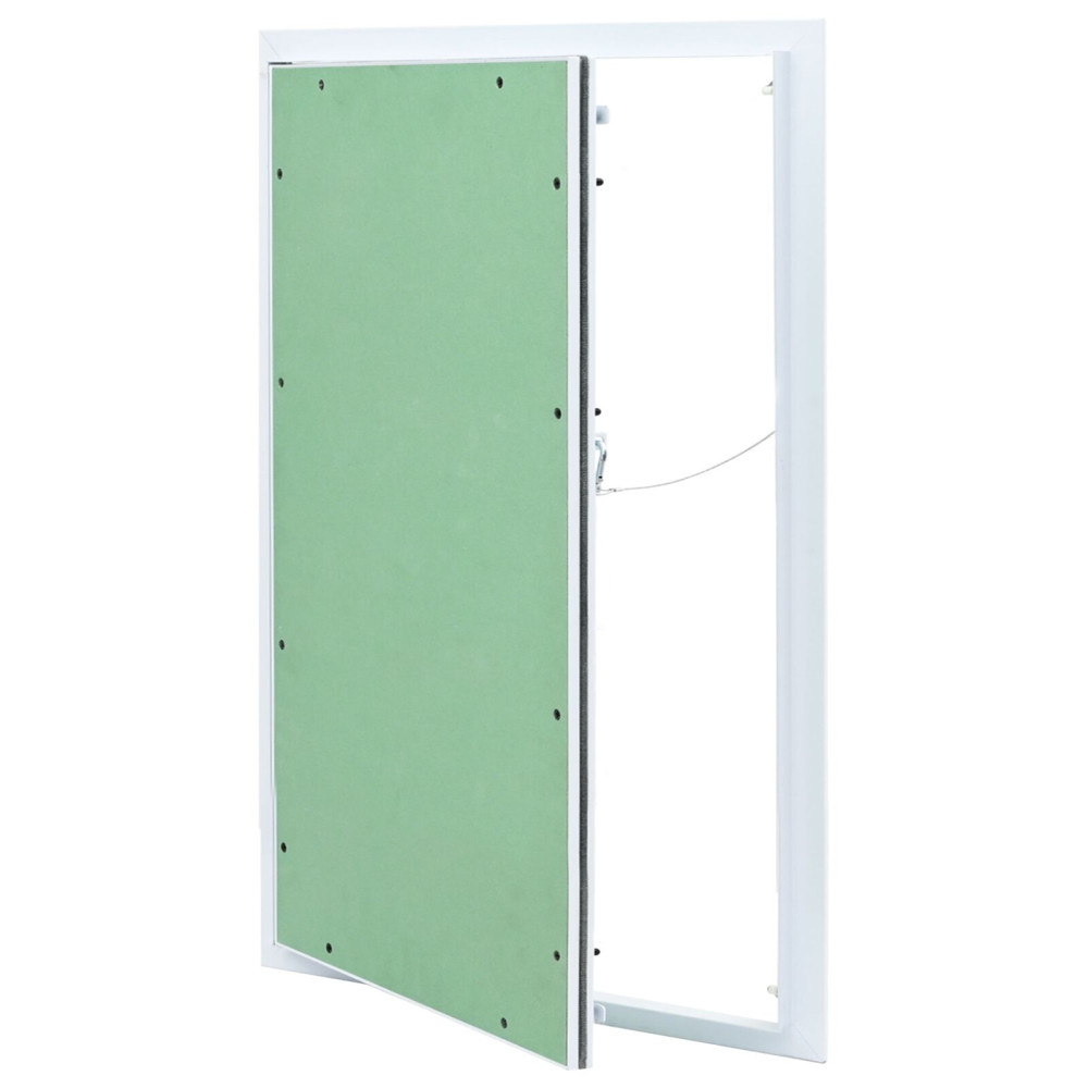 Produktbild för Åtkomstpanel Grön och Silver 55 x 75 cm Aluminium och gips