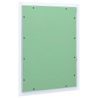 Produktbild för Åtkomstpanel Grön och Silver 55 x 75 cm Aluminium och gips