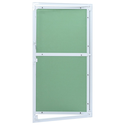 vidaXL Åtkomstpanel Grön och Silver 55 x 105 cm Aluminium och gips