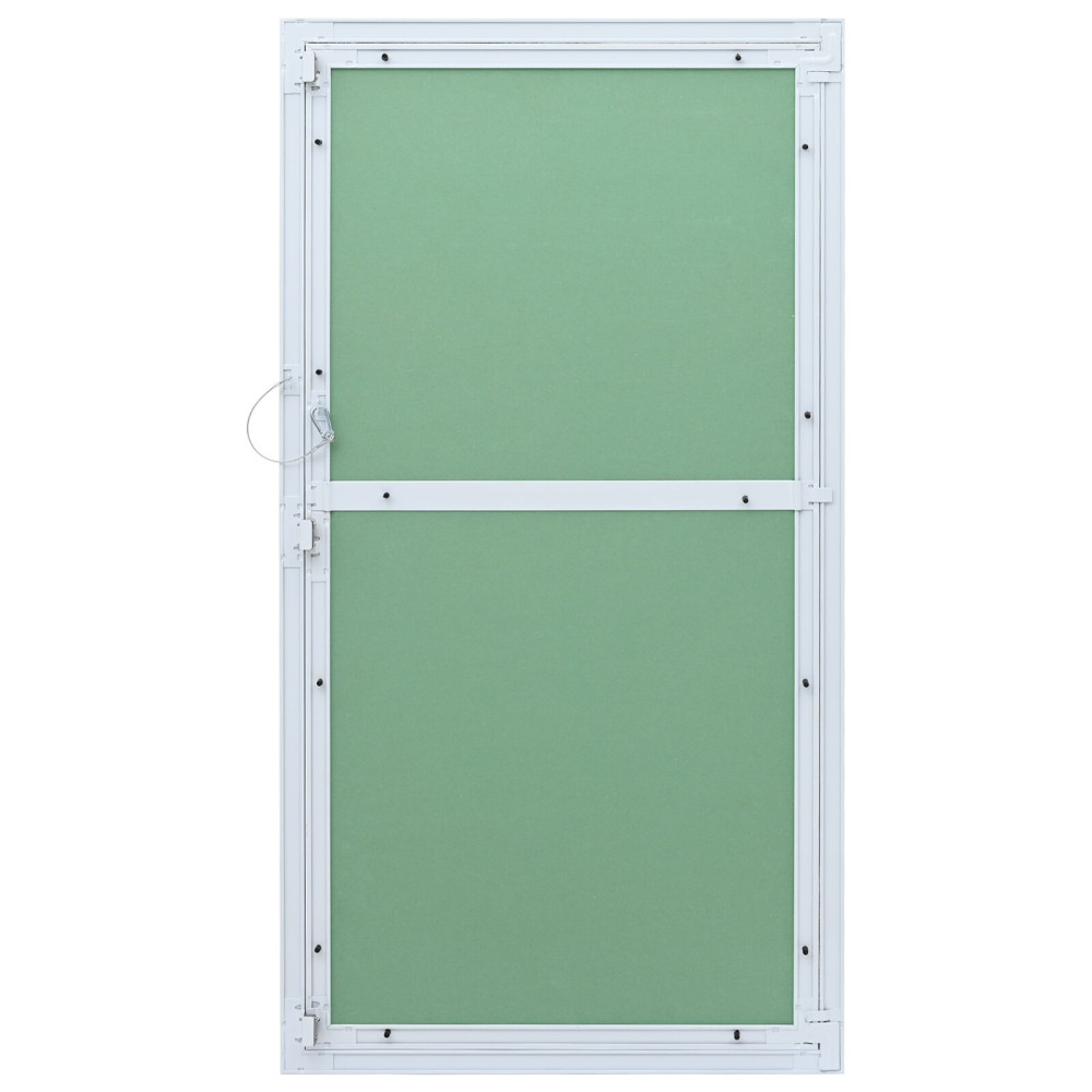 Produktbild för Åtkomstpanel Grön och Silver 55 x 105 cm Aluminium och gips
