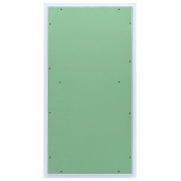 Produktbild för Åtkomstpanel Grön och Silver 55 x 105 cm Aluminium och gips