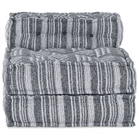 Produktbild för Modulsofa enhet Grå Tryck 70 x 70 x 56 cm Tyg