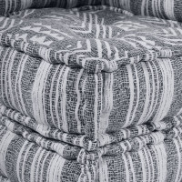 Produktbild för Modulsofa enhet Grå Tryck 70 x 70 x 56 cm Tyg