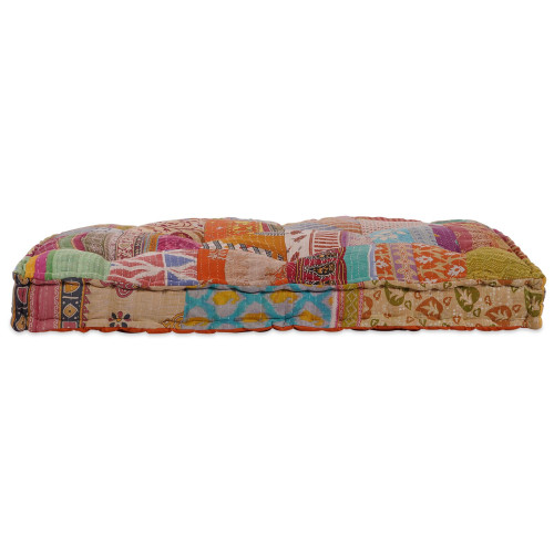 vidaXL Pallettsoffa Kudde Flerfärgsdesign 120 x 80 x 12 cm Tyg