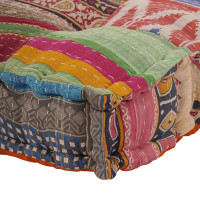 Produktbild för Pallettsoffa Kudde Flerfärgsdesign 120 x 80 x 12 cm Tyg