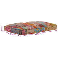 Produktbild för Pallettsoffa Kudde Flerfärgsdesign 120 x 80 x 12 cm Tyg
