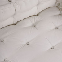 Produktbild för Pallettsoffa Kudde 3 pcs Gräddvit 120 x 80 x 34 cm Tyg