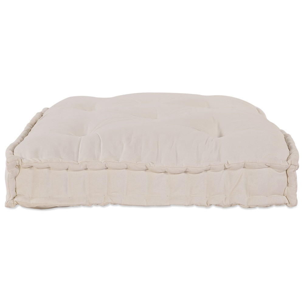 Produktbild för Pallettsoffa Kudde Gräddvit 120 x 80 x 12 cm Tyg