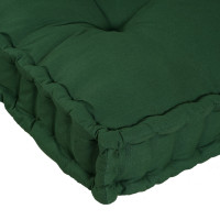 Produktbild för Pallettsoffa Kudde 2 pcs Grön 120 x 80 x 38 cm Tyg
