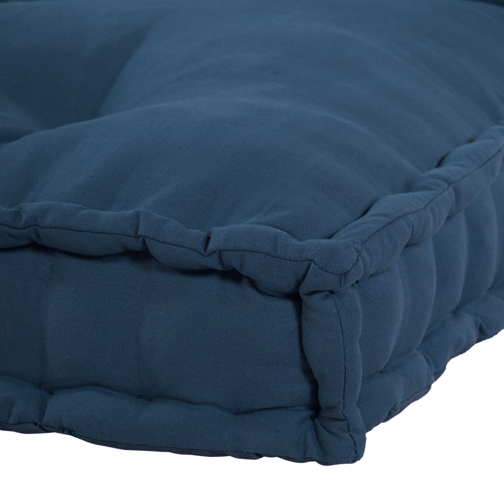 Produktbild för Pallettsoffa Kudde 2 pcs Indigo 120 x 80 x 38 cm Tyg