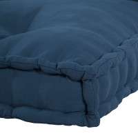 Produktbild för Pallettsoffa Kudde 2 pcs Indigo 120 x 80 x 38 cm Tyg