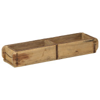 Produktbild för Bricka 4 pcs Brun 57 x 15 x 9 cm Solid återvunnen trä