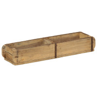 Produktbild för Bricka 4 pcs Brun 57 x 15 x 9 cm Solid återvunnen trä