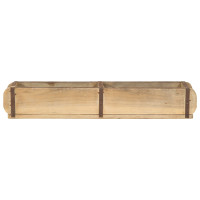 Produktbild för Bricka 4 pcs Brun 57 x 15 x 9 cm Solid återvunnen trä