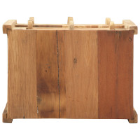 Produktbild för Sidobord med låda Brun 43 x 32 x 46 cm Solid återvunnen trä