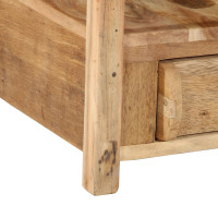 Produktbild för Sidobord med låda Brun 43 x 32 x 46 cm Solid återvunnen trä