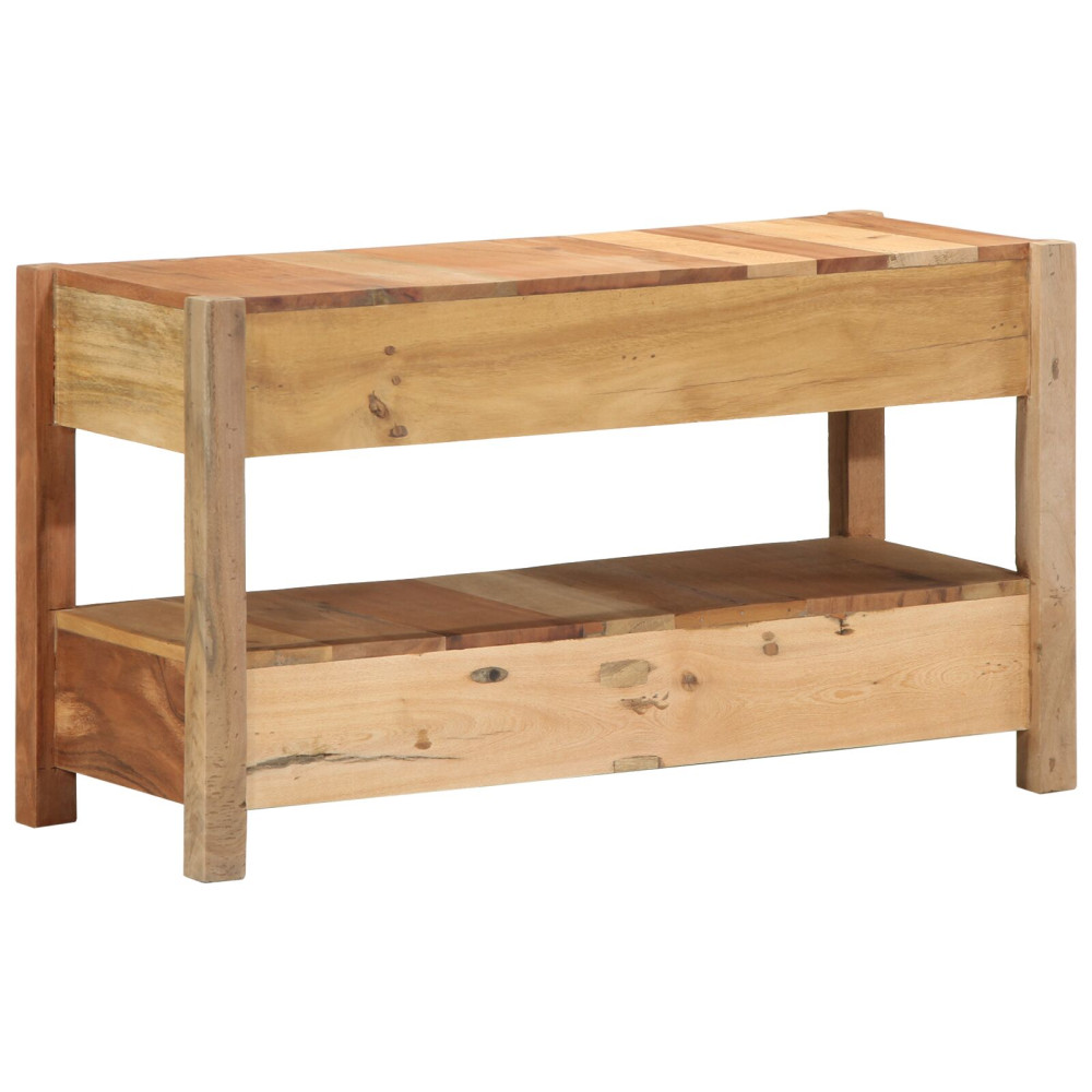 Produktbild för TV-skåp med låda Brun 83 x 33 x 46 cm Solid återvunnen trä