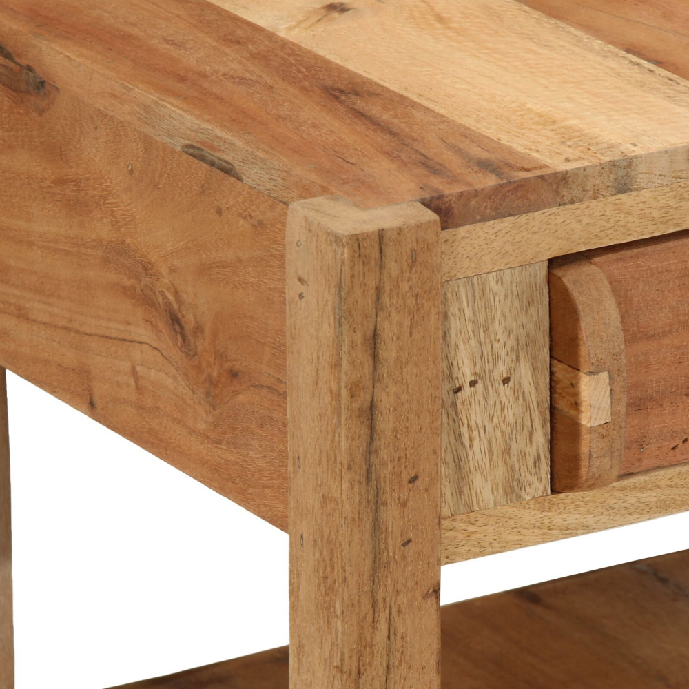 Produktbild för TV-skåp med låda Brun 83 x 33 x 46 cm Solid återvunnen trä