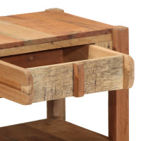Produktbild för TV-skåp med låda Brun 83 x 33 x 46 cm Solid återvunnen trä