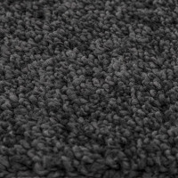 Produktbild för Anti-glid Shaggy Matta Mörkgrå 200 x 200 cm PP