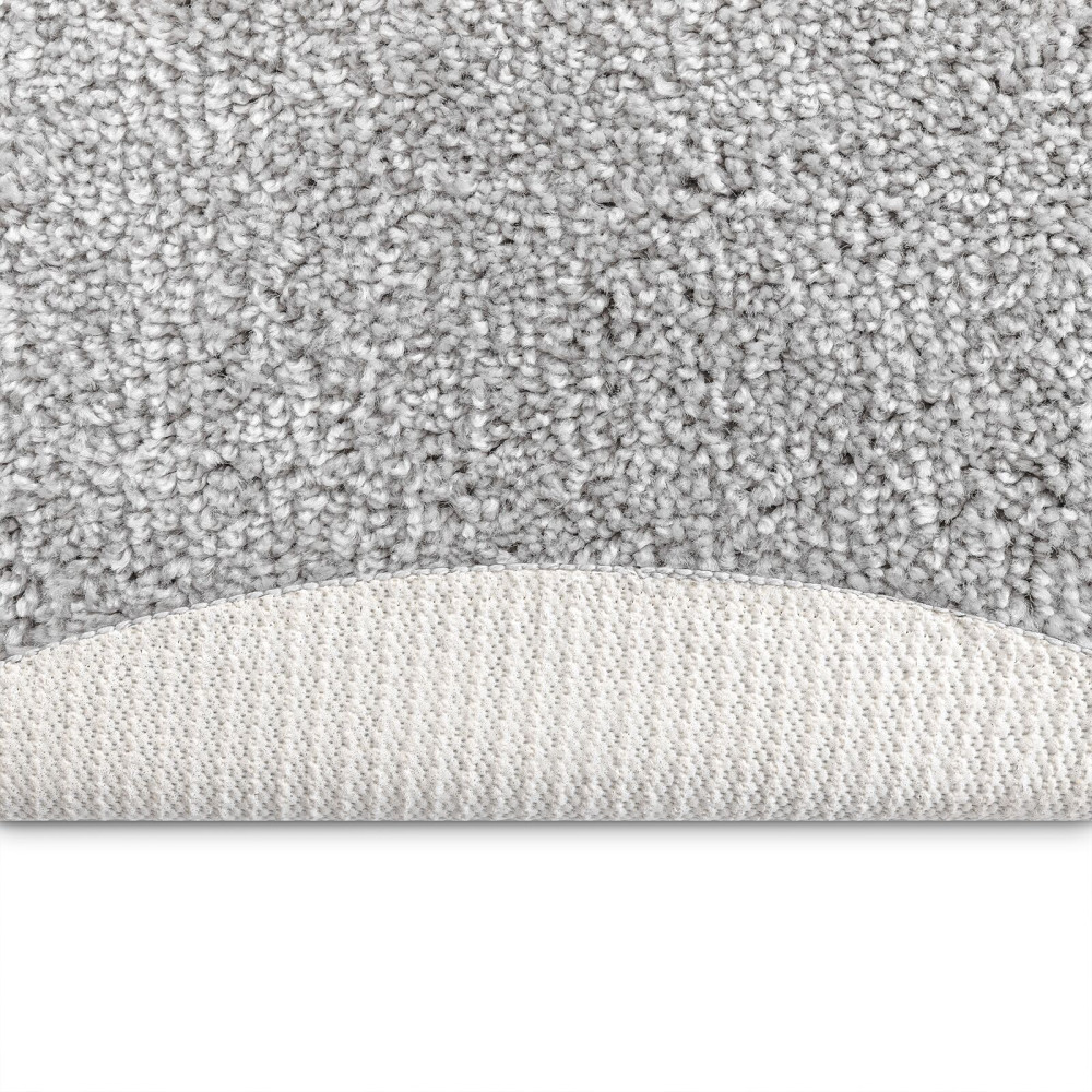 Produktbild för Anti-glid Shaggy Matta Grå 120 x 120 cm PP