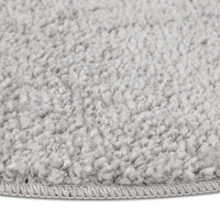 Produktbild för Anti-glid Shaggy Matta Grå 120 x 120 cm PP